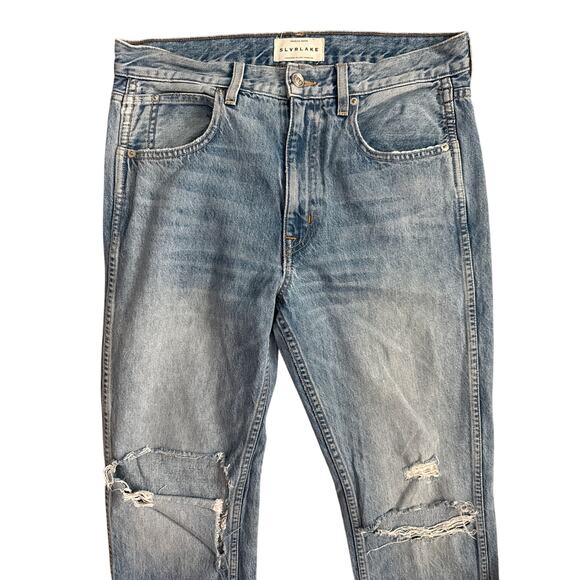 SLVRLAKE Virginia Slim Distressed Jeans in Crossroads Size‎ 29 - Picture 10 of 10